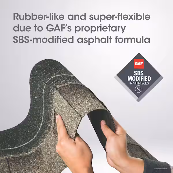 Weathered Wood ArmorShield II Shingle Color GAF ArmorShield II weathered wood shingles color on roof
